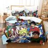 Cool Personelity Kpop Madou King Granzort Bedding Set Cartoon Anime Three-Piece Set Adult Kid Bedroom Three-Piece Suits 3D