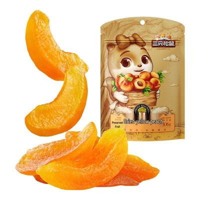 Three Squirrels Steamed Dried Yellow Peach Snack