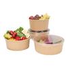 Bai Chufang Degradable Kraft Paper Takeaway Soup Bowls with Lids