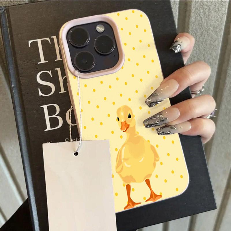 Yellow Striped Dotted Animal Pattern Phone Case For iPhone 17 Air 16 15 14 13 12 11 Pro Max 16e 17e X XR XS Max Shockproof Cover