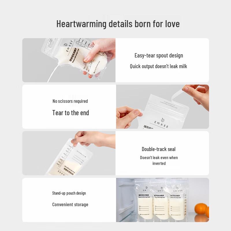 EMXEE Disposable Breast Milk Storage Bags
