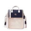 Japanese Aesthetic Transparent Crossbody Bag - Soft Girl College Style Ita Backpack with Large Capacity