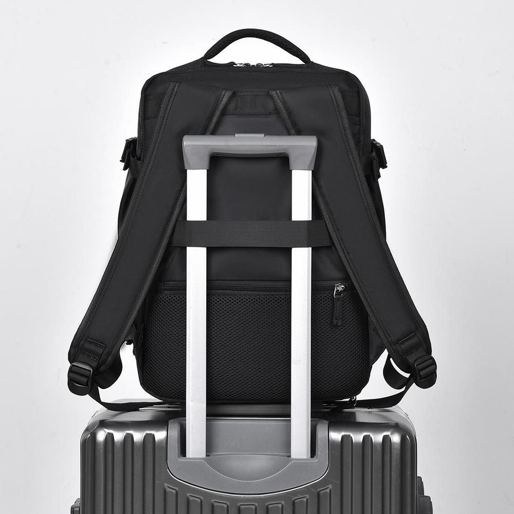 Dry and wet separation travel backpack men's and women's computer business bag backpack large capacity waterproof and wear-resistant backpack business