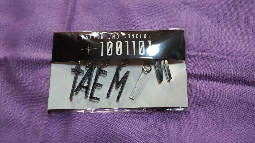 

[Б/У] Официальный корейский продукт SHINee, брелок для сольного концерта Тэмина