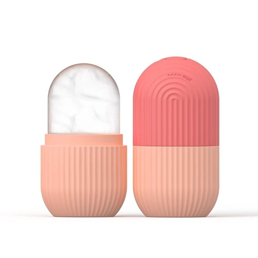 Facial De-puffing Facial Ice Cube Mold Silicone Facial Ice Pack Device  for Beauty and Skin Care