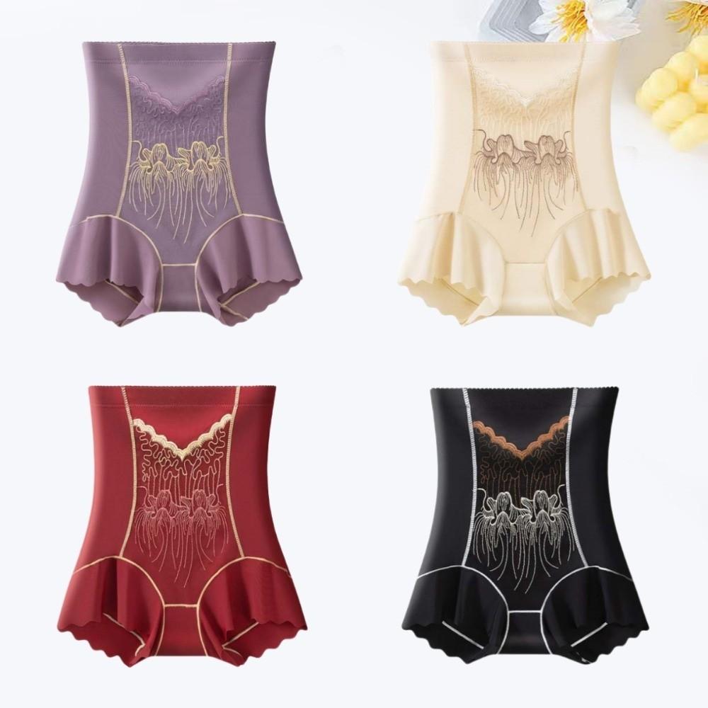 Shapewear Postpartum Body Shaper Embroidery Flower Tummy Control Underwear  Postpartum