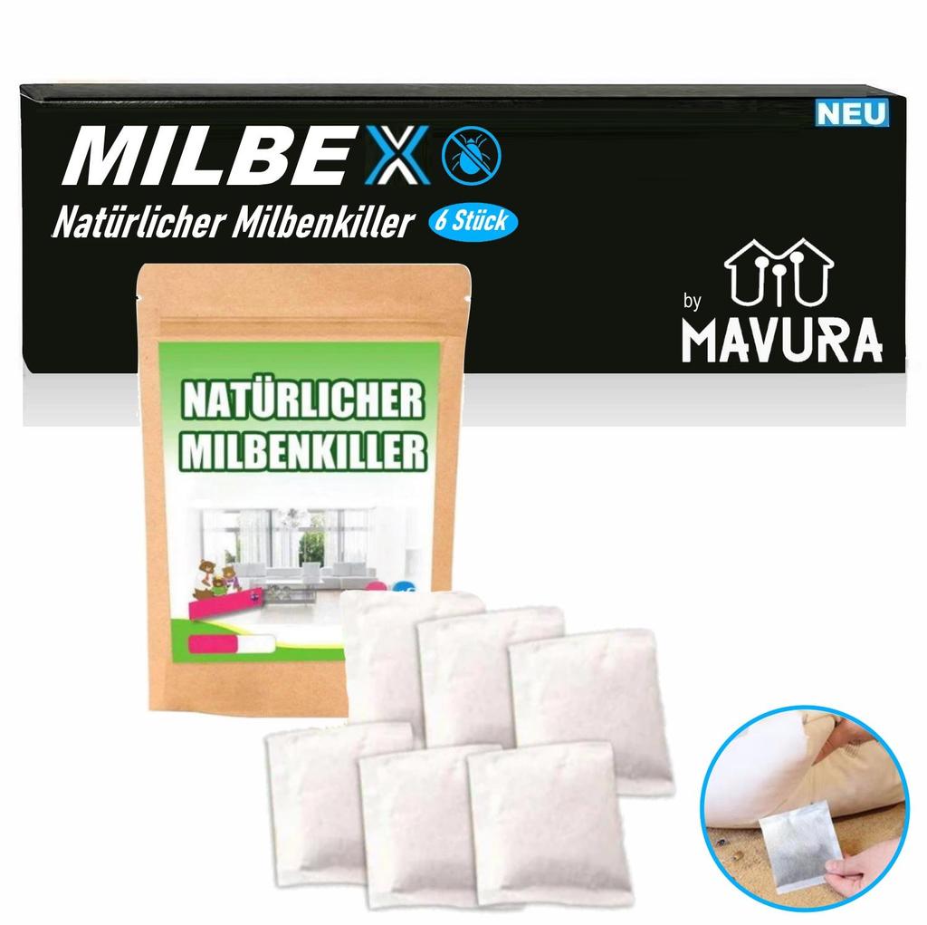 MILBEX Natural Mite Killer Anti Mite Flea Bed Bug Pads (6 Pieces)
