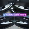 Für Hyundai Tucson 2015-2018 Carbon Fiber Innen Aufkleber Fensterheber Schalter Taste Panel Schalter Trim