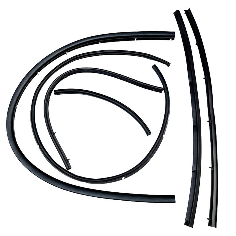 Rubber Front Hood Weather Strip Seal 6pcs for Mitsubishi For Pajero For Montero V93 V97 Replacement Installation