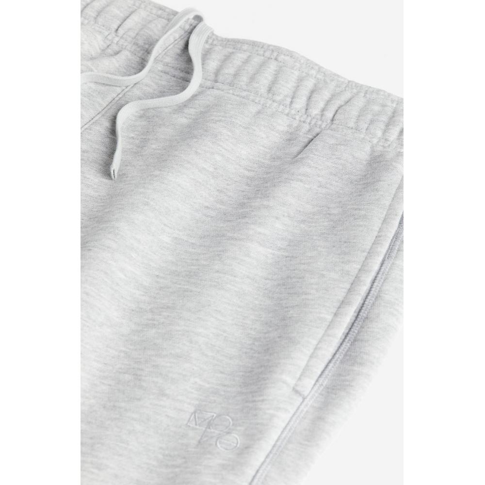 H M Tapered Sports Jogger Pants ligHt Grey Melange