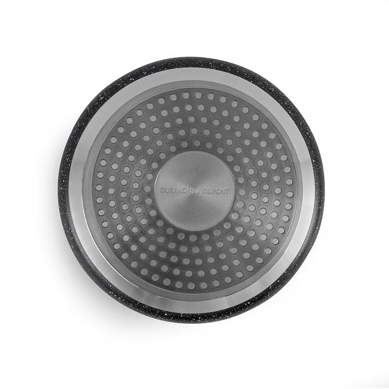 Non-Stick Aluminum Saucepan 18cm Tfi Genesis Gray Durand Dupont