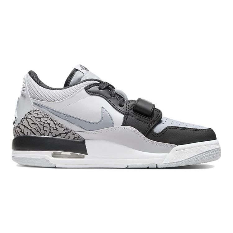 Air Jordan Legacy 312 Low GS Světle kouřově šedá Dětské tenisky Bílá Černá CD9054-105
