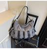 Korean Version Large Capacity Bag Summer New Fashionable Nylon Shoulder Crossbody Bag Casual Commuting Tote Bag