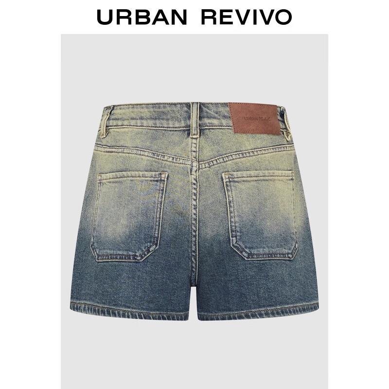 

Женские ретро джинсовые шорты с эффектом потертости 28