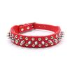 PU Dog Collar Spiked Anti-bite Anti-escape Tactical Pet Necklace Small Medium Large Dogs