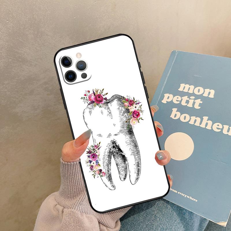 

Чехол для стоматолога, зубов, зубов, доктора, для iPhone 14, 13, 12, 11, 15, Pro Max, Mini, 7, 8 Plus, X, XR, XS Max, SE 2020, 2022, чехол iPhone 12 Pro