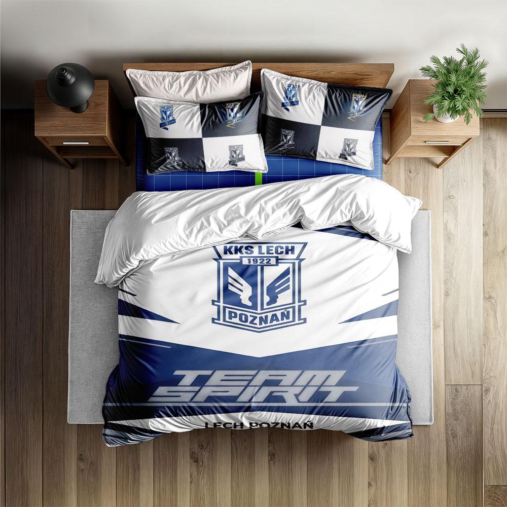 Lech Poznań Duvet Cover Set Without Sheet King Queen Double Full Twin Single Size Bed Linen Set