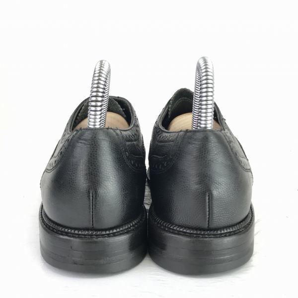 Vintage Van Bommel Leather Goodyear Full Brogue Wingtip Black 24.0(USED)