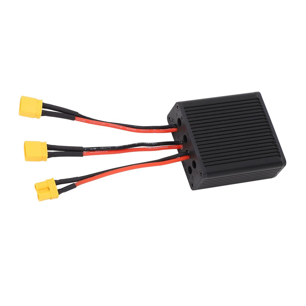 Double Battery Discharge Converter for Electric Bike 12V to 100V 10A Dual Battery Parallel Module Adapter for Replacement