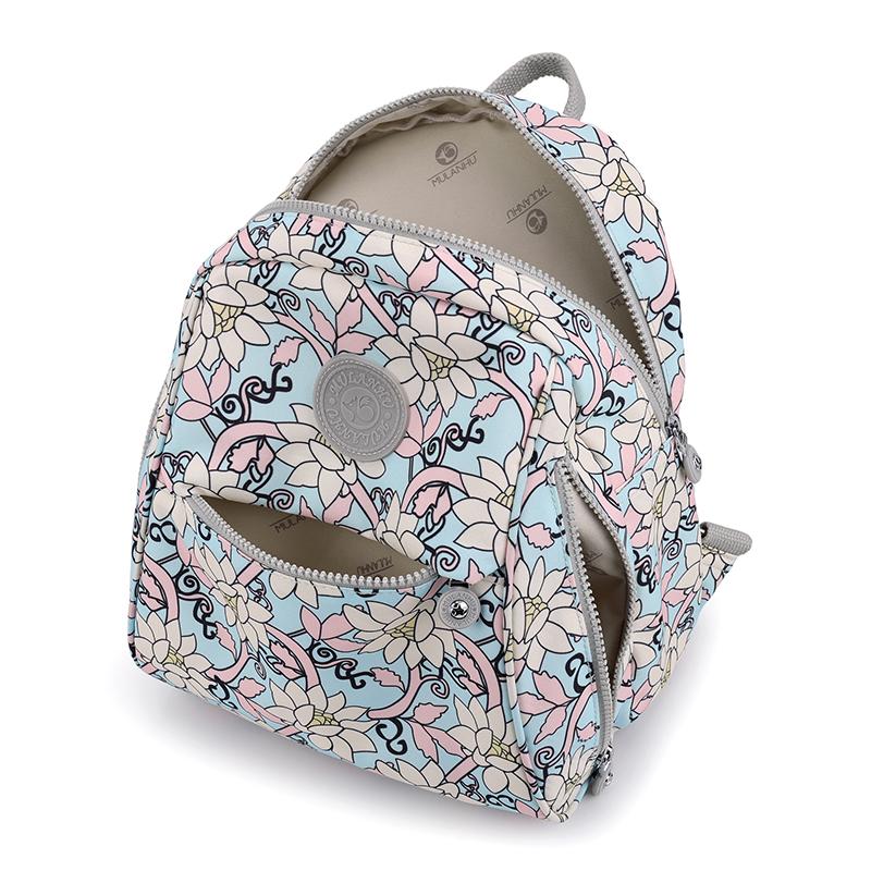 Printed Backpack Large Capacity Nylon Travel Bag Women's Backpack