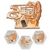 3D Wooden Track Battery Toy with Rolling Ball Puzzle Operated Electric Adults Kids DIY Handmade Puzzle STEM