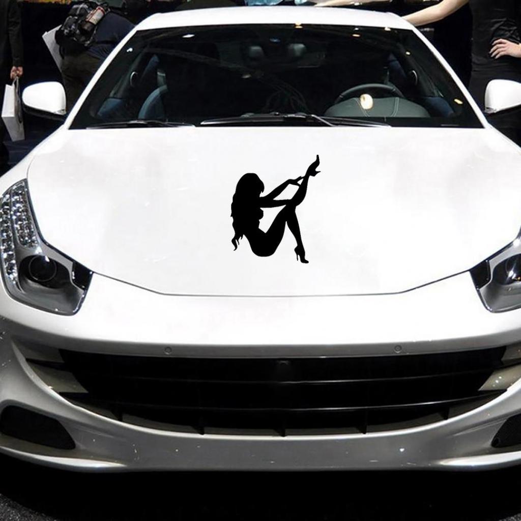 Waterproof Sexy Beauty Self-Adhesive Decor Decal Reflective Vehicle Sticker