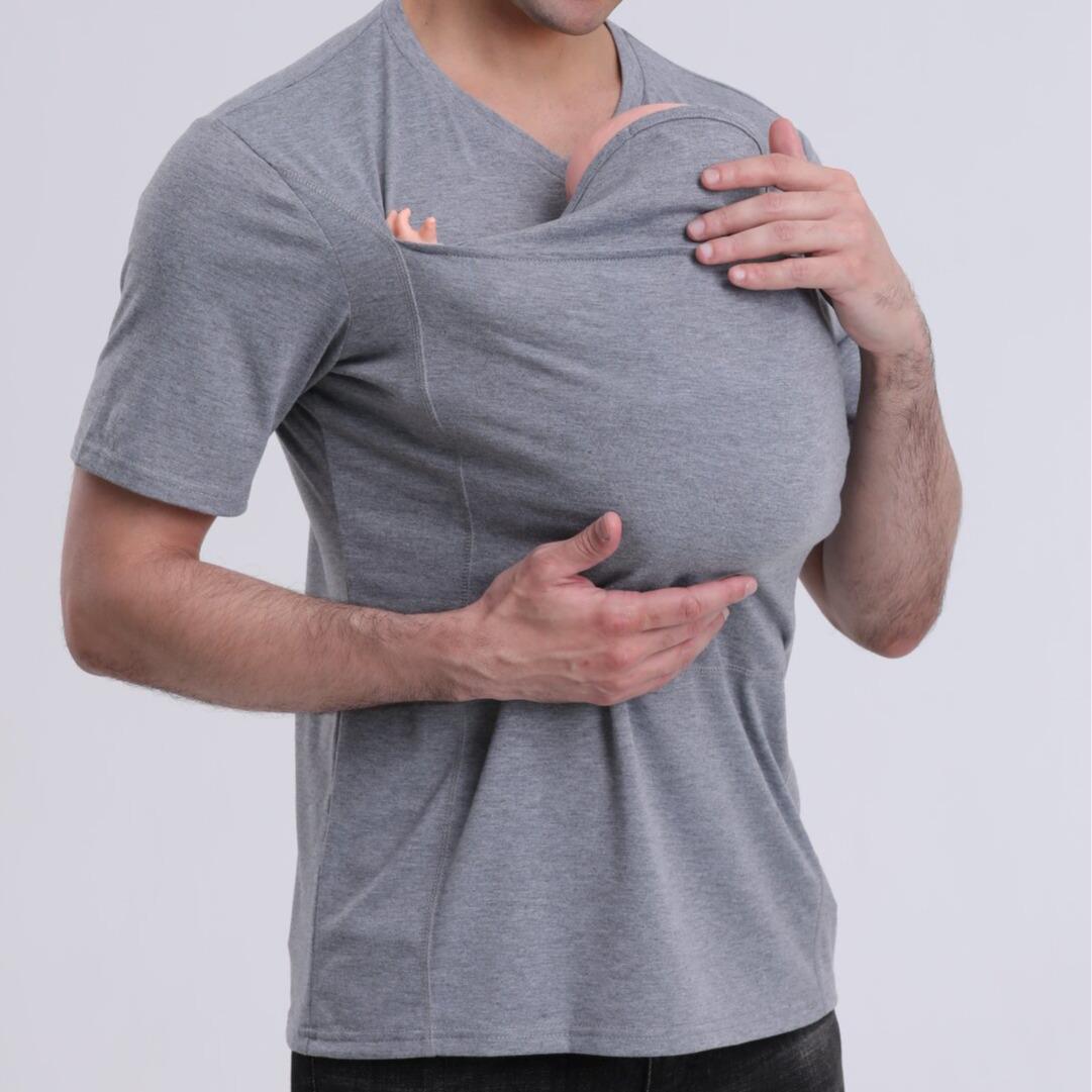 

Высококачественная многофункциональная успокаивающая футболка-жилет кенгуру для пап и мам M