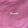 [USED] CRANK Crop Sweatshirt Pink