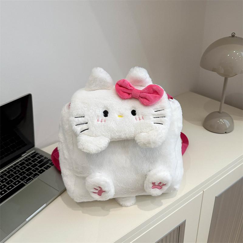 Adorable Plush Bear Backpack Students Filling Stylish Versatility For Daily Use