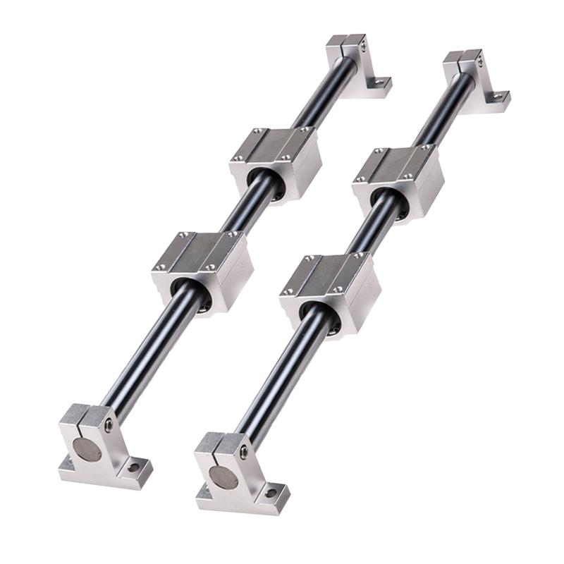 Precision Linear Optical Rail and Rod Guide for Woodworking Saw Tables
