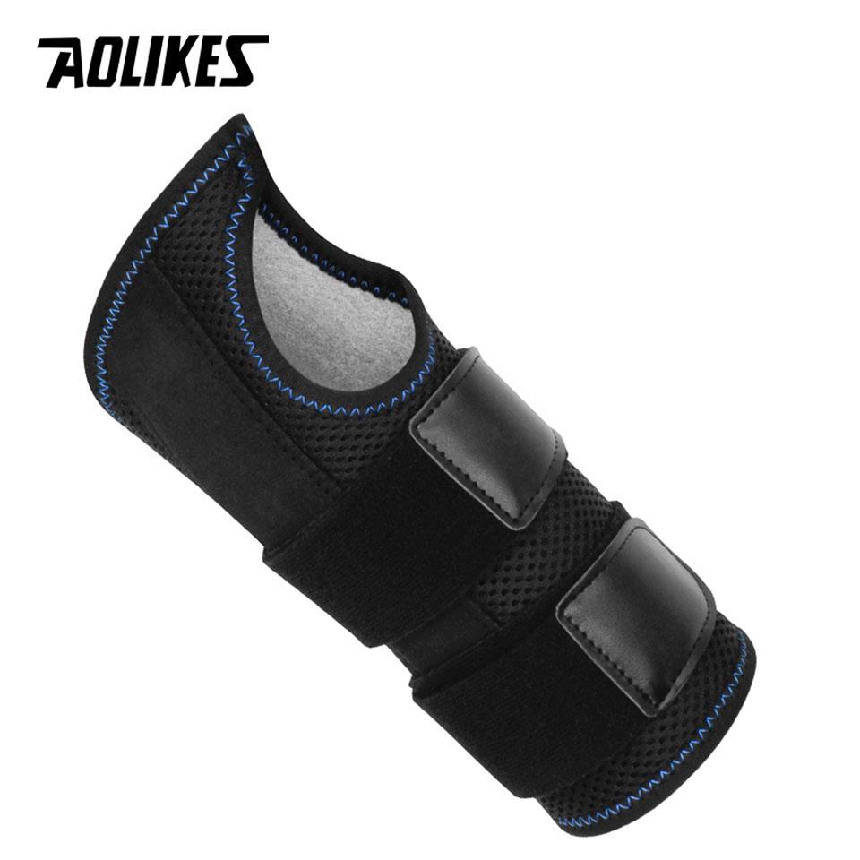 Aolikes 1Pcs Wrist Brace For Carpal Tunnel Relief Night Support,Support Hand Brace With 3 Stays,Adjustable Wrist Support Splint