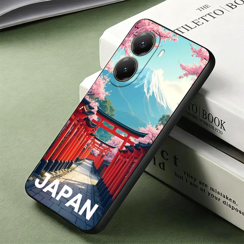 Osaka Tokyo Japan Scenery Soft Phone Case for Xiaomi Poco X5 X6 X7 X8 Pro Max X3 F7 F8 Ultra M8 M7 M6 M5 Redmi 15 15C 14C 13C 12