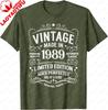 Limited Edition 1989 Unisex Unisex Tshirt Custom Printed Graphic T Shirts Unisexs Fashion Streetwear Clothing Cotton Short Sleeve