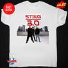 The Sting 3.0 Tour 2025 Kurzarm Weiß Alles Unisex Shirt Baumwolle Oversize Große Größe