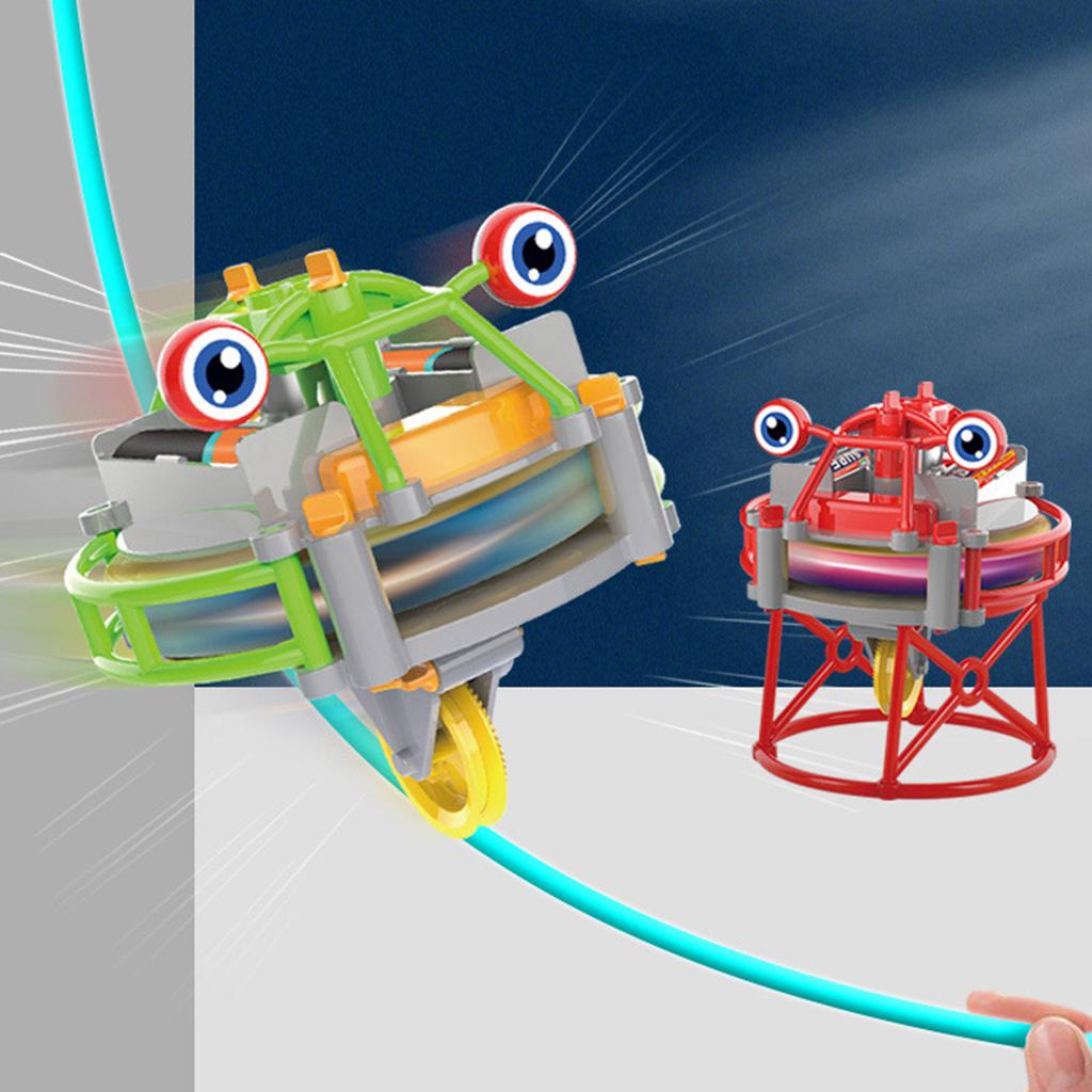 Robot Fidgets Toy Tumbler Anti Gravity Unicycle Luminous Gyro Double-variable Self-balancing Fidgets Toy Car Early Education Toy