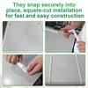 5/16 x 3/4 Inch Plastic Right Angle Corner Bracket Plastic Material L Type Window Screen Frame Corner Piece Right Angle