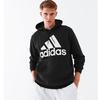 Adidas Letter Print Hooded Long Sleeve Sweatshirt Men Tops Black IB4024