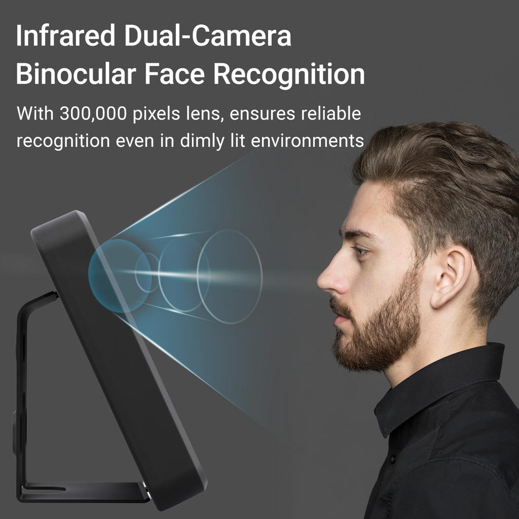 Time Clock Attendance Face Recognition with Password Palm Print Facial for Employees Access Control Machine Support