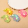 Mini Glitter Salamander Squeeze Toy Stress Relief Lying Salamander Sensory Toy Decompression Clear Animal Fidget Toy