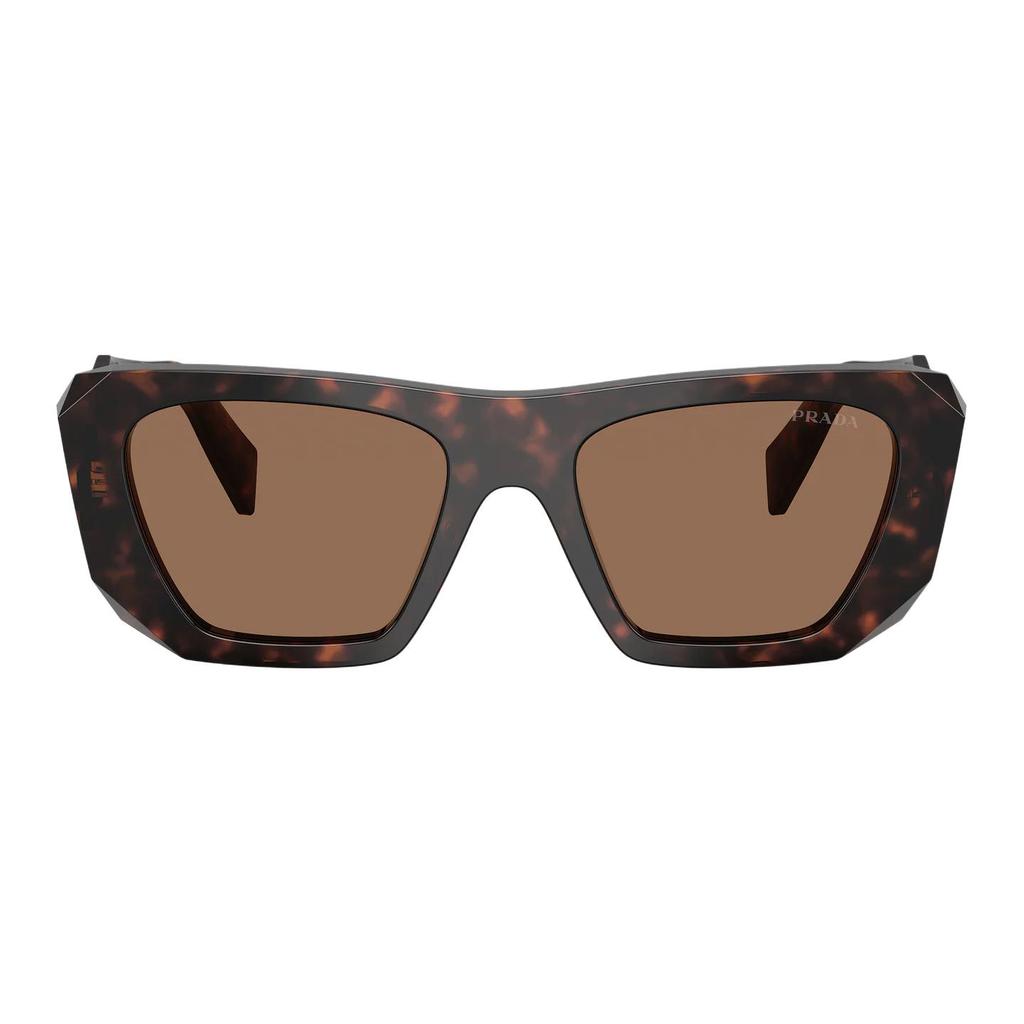 Prada Unique Design Acetate Square Sunglasses Women sunglasses Tortoise PR-B18S-17N06B