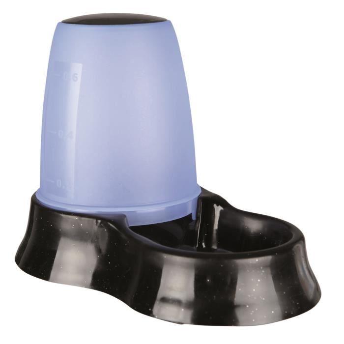 TRIXIE Distributeur De Nourriture Et D'eau - 1,5L - Coloris Aléatoire - Pour Chat Et Chien