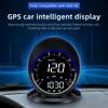 HUD Head Up Display Car OBD2 Overspeed Warning System Projector Windshield Electronic Speedometer Alarm