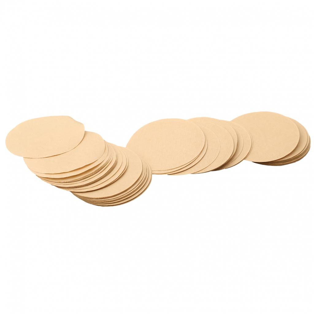 100 Pcs Coffee Filter Paper For Espresso Coffee Maker Raw Wood Pulp