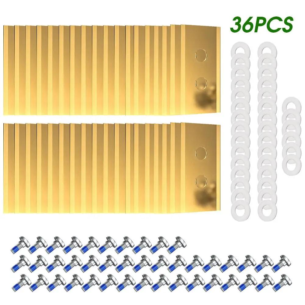 24/30/36pcs Lawn Mower Replacement Heavy Duty Universal Robot Lawn Mower Accessories For Mammotion Luba & Yuka All Ser D7j4