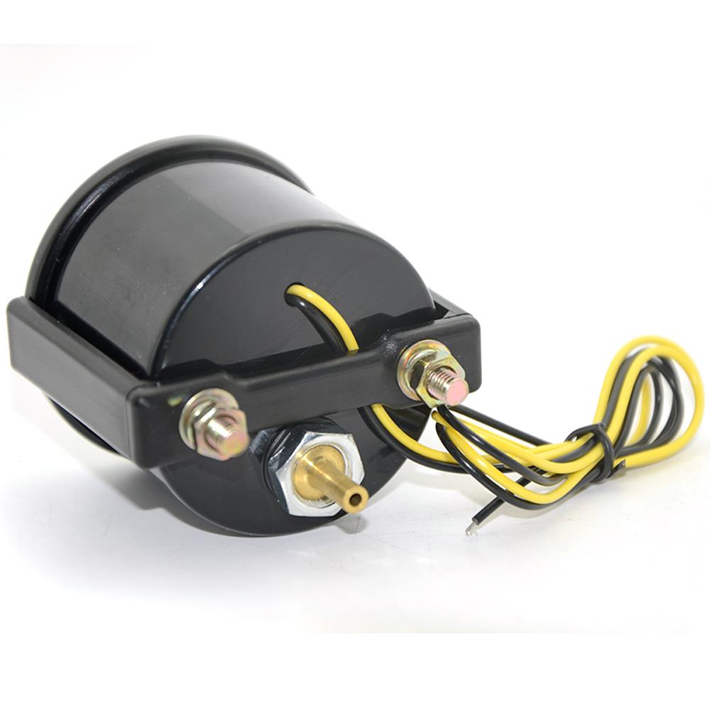 2' 52mm Smoke Lens with Sensor Boost Gauge Bar Psi/Vacuum/Water Temp/Oil Temp/Oil Pressure/Voltmeter/Tachometer RPM Coolant Temperature 4