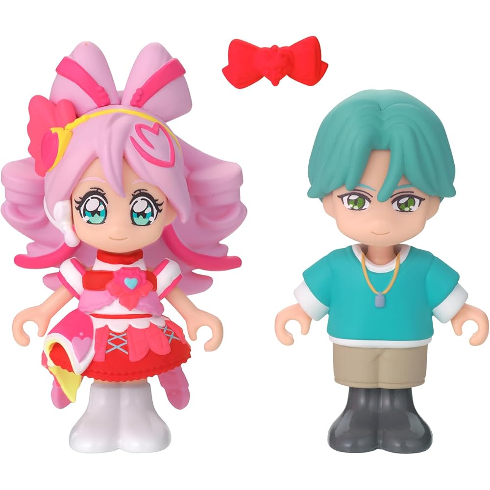 Bandai Precure Cure Idol Doll Idol Heart Ribbon Style with Hibiki Kaito Set
