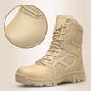 Men's Waterproof Anti-Slip Tall Boots Desert Outdoor Hiking Boots Large Size Tactical Military Shoes 39-47