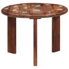 Nesting Coffee Tables Set 3 Pcs Multicolored Solid Reclaimed Wood
