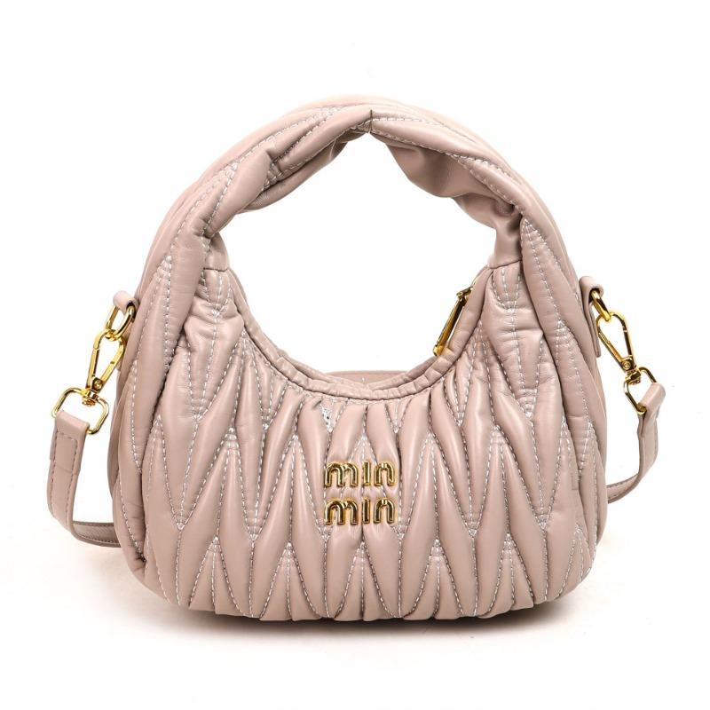 Torebka damska w kształcie półksiężyca z chmurkami, nowa torebka na ramię o prostej fakturze i wszechstronnym kroju, torba listonoszka