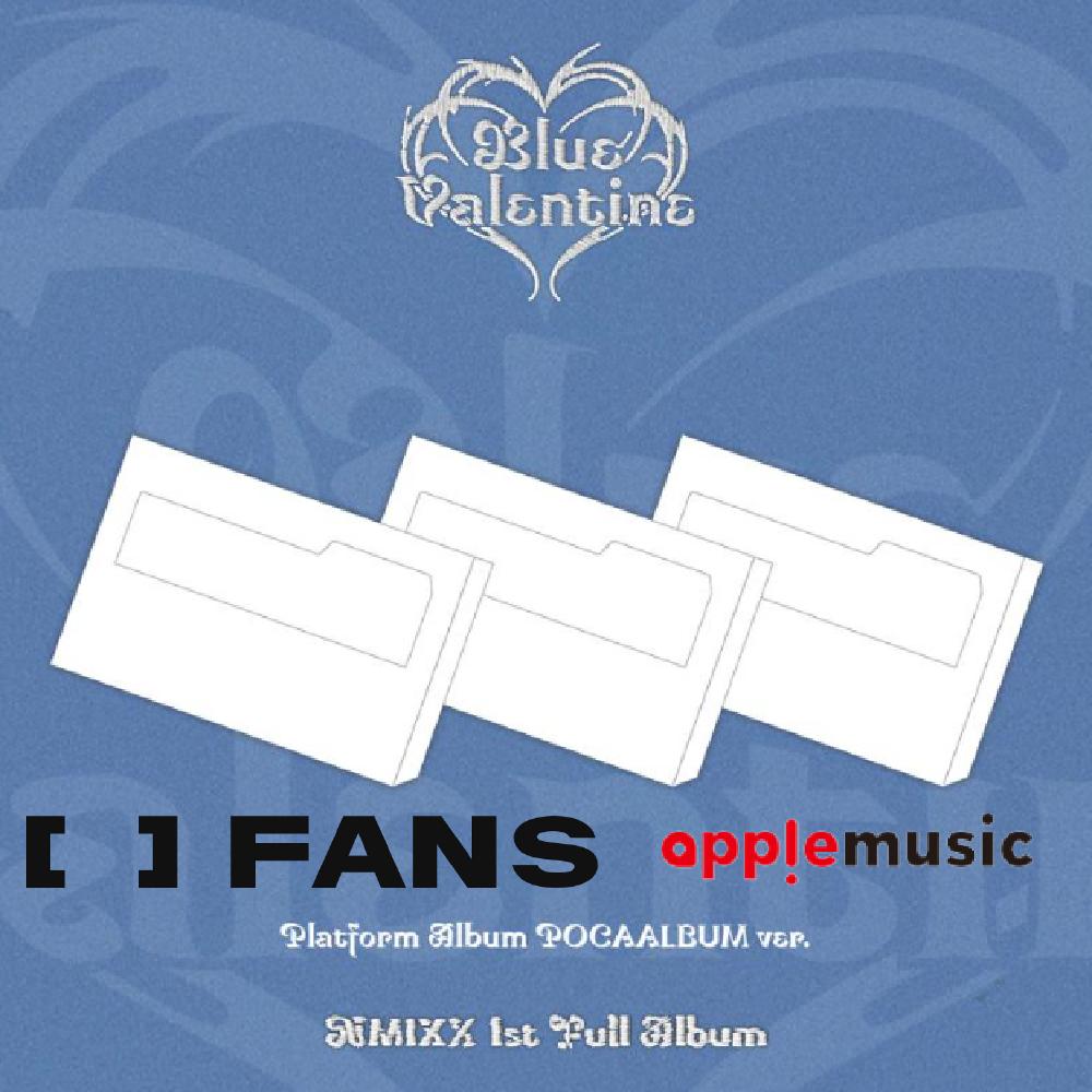 Pre-order NMIXX 1st Full Album Blue Valentine Platform Album ver. & SHOP POB